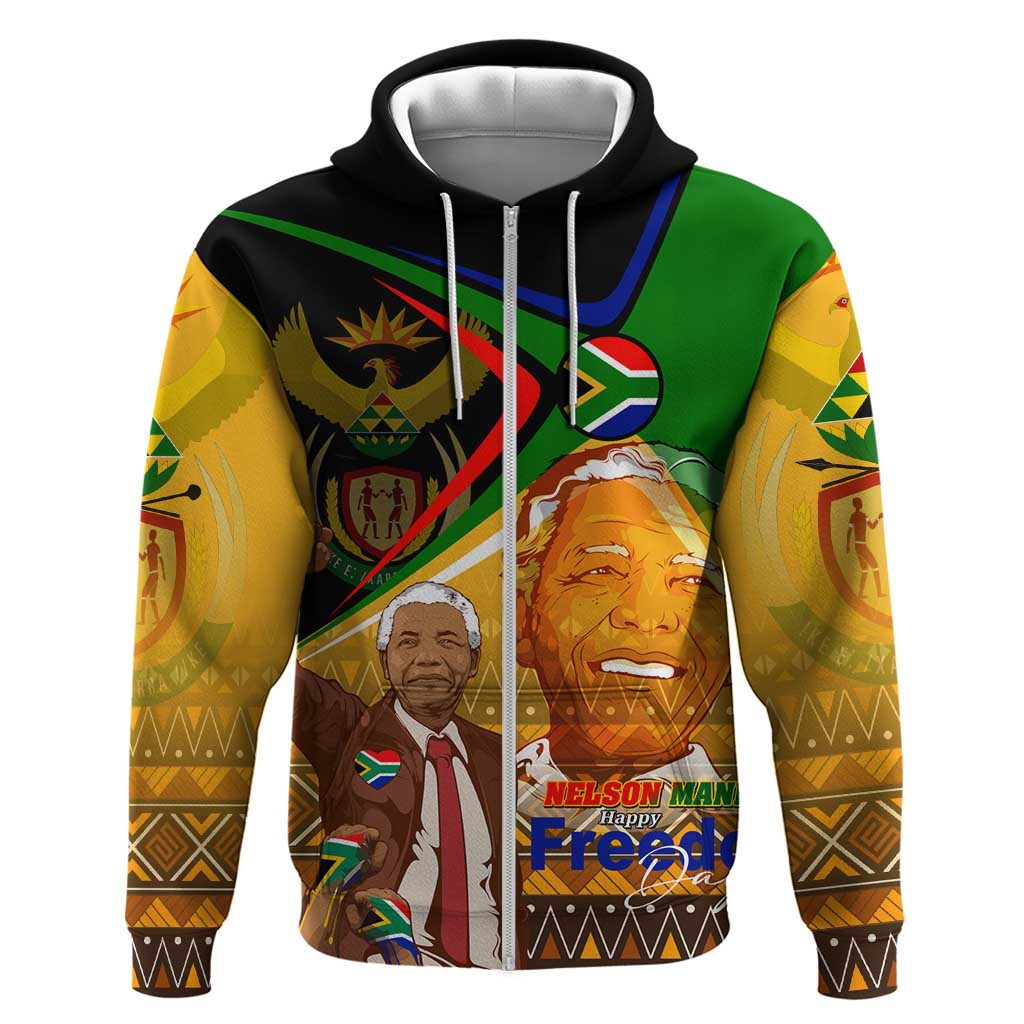 Nelson Mandela Happy Freedom Day Hoodie South Africa Heritage Victory Art DT02