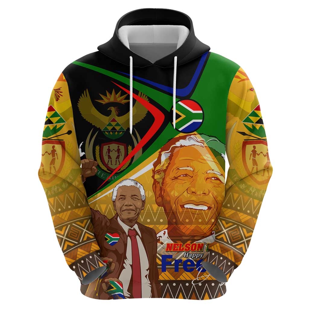 Nelson Mandela Happy Freedom Day Hoodie South Africa Heritage Victory Art DT02