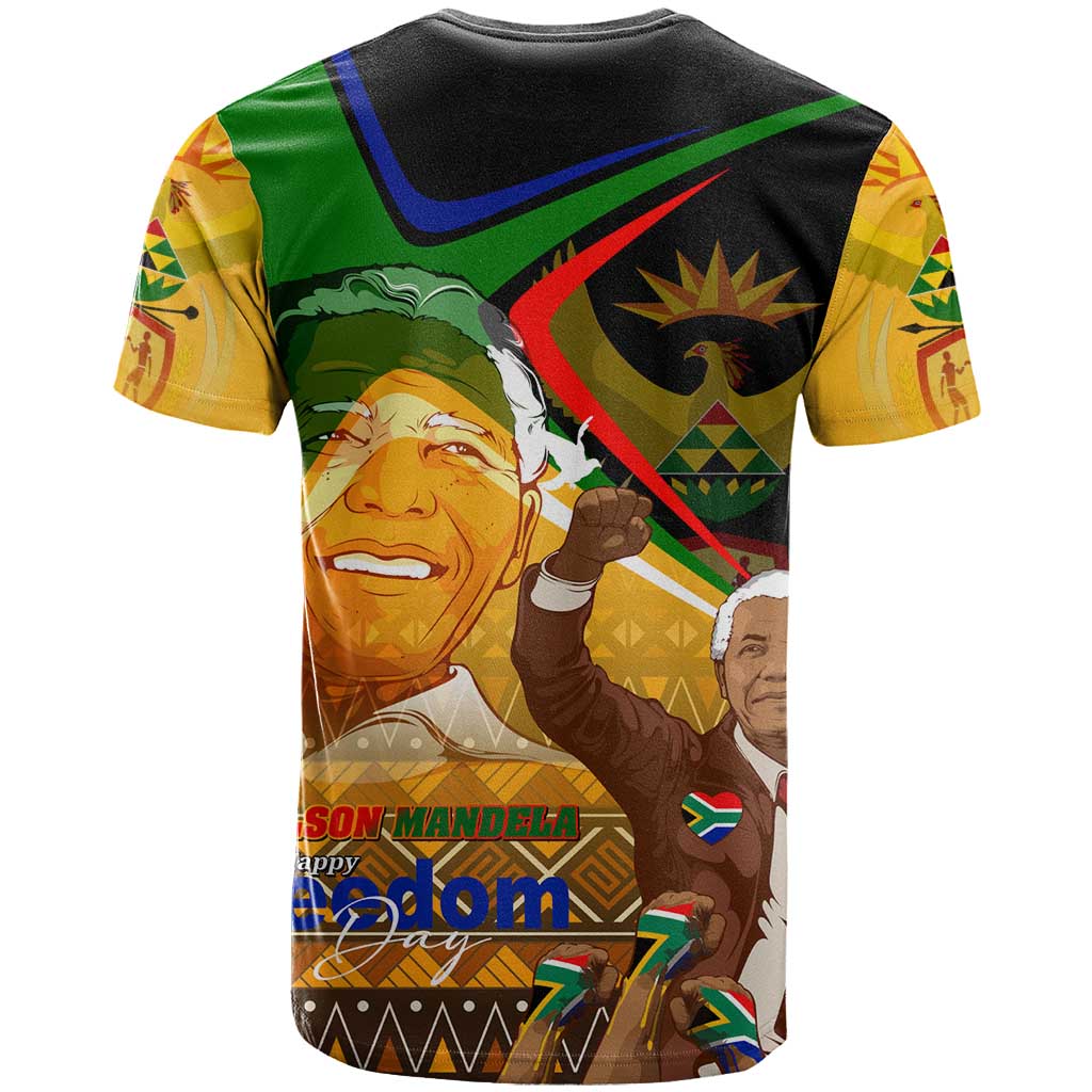 South Africa Heritage Nelson Mandela T shirt Happy Freedom Day Victory Art DT02