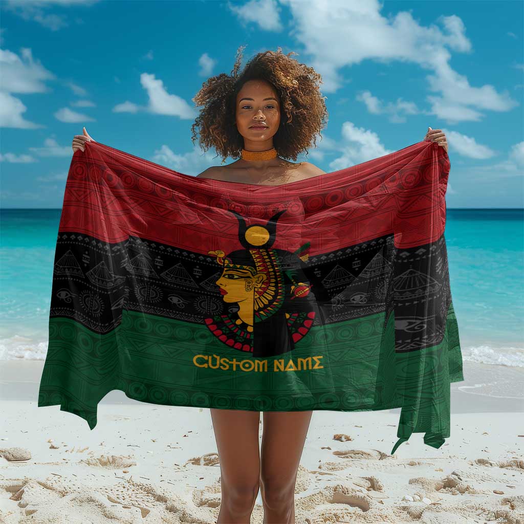 Personalized Queen of Egypt Sarong in Pan-African Colors DT02