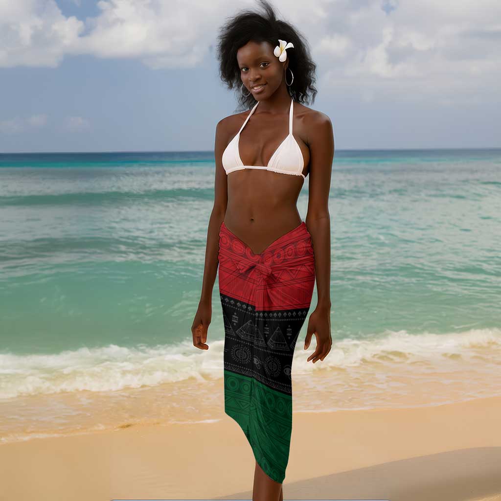 Personalized Queen of Egypt Sarong in Pan-African Colors DT02