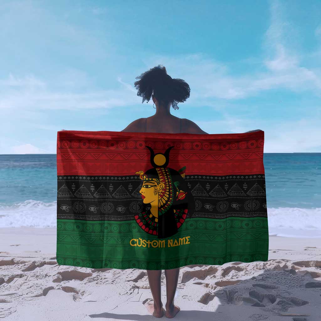 Personalized Queen of Egypt Sarong in Pan-African Colors DT02
