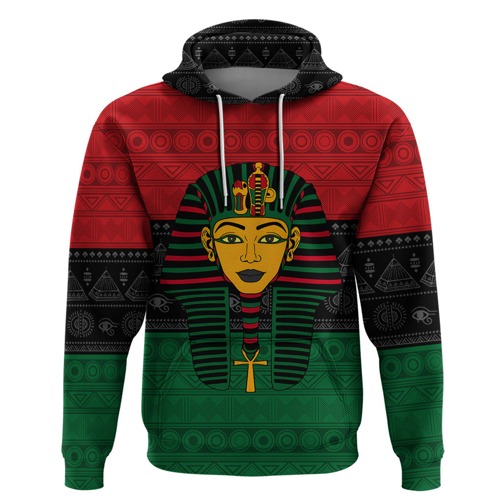 Personalized Pharaoh In Pan-African Colors Hoodie Ancient Egypt DT02