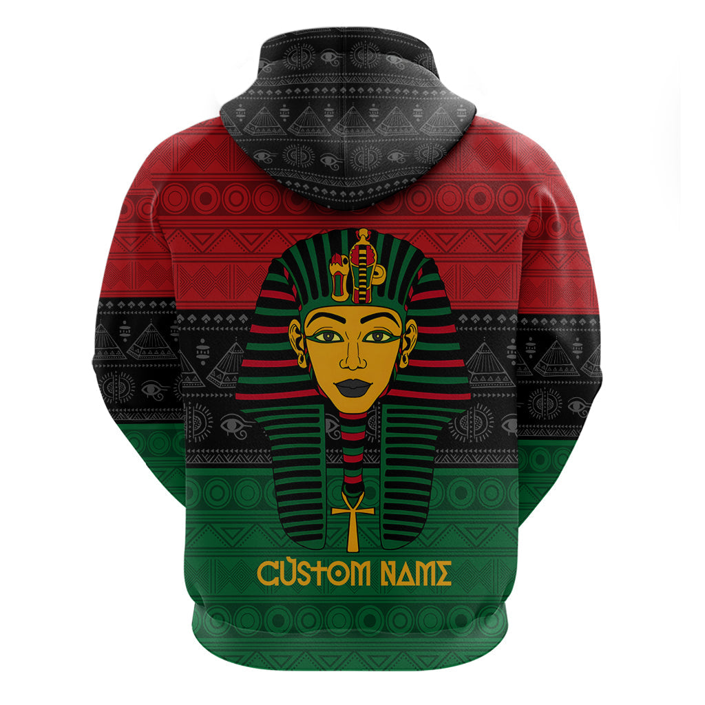 Personalized Pharaoh In Pan-African Colors Hoodie Ancient Egypt DT02