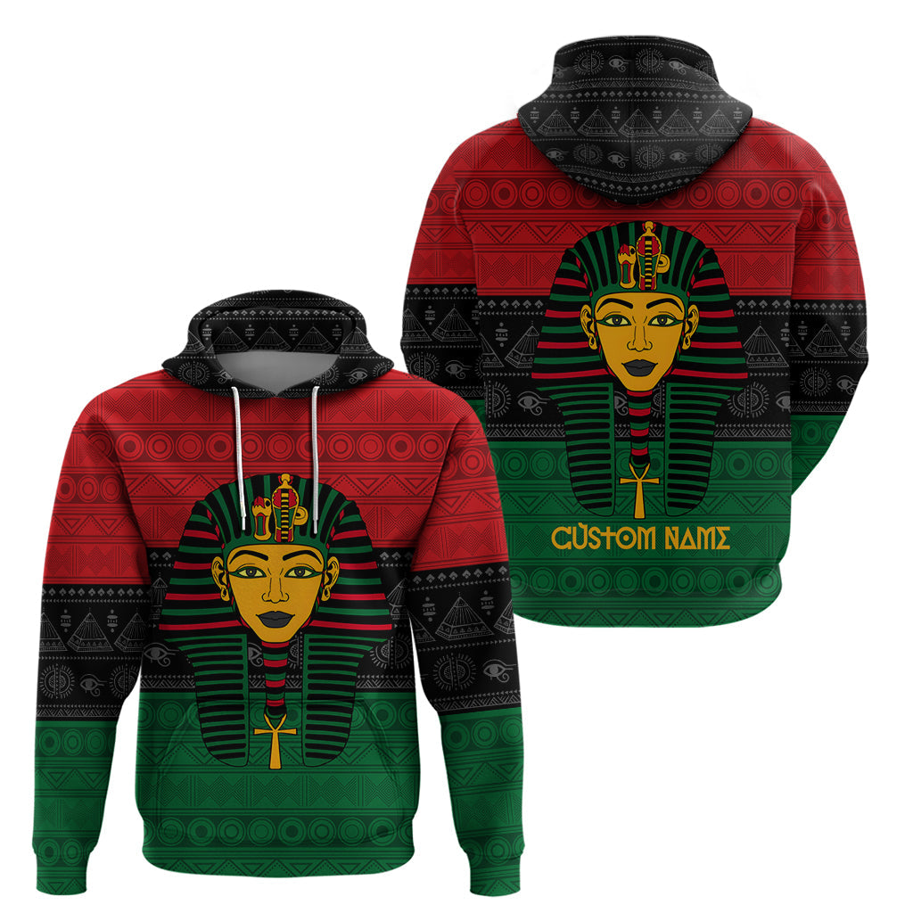 Personalized Pharaoh In Pan-African Colors Hoodie Ancient Egypt DT02