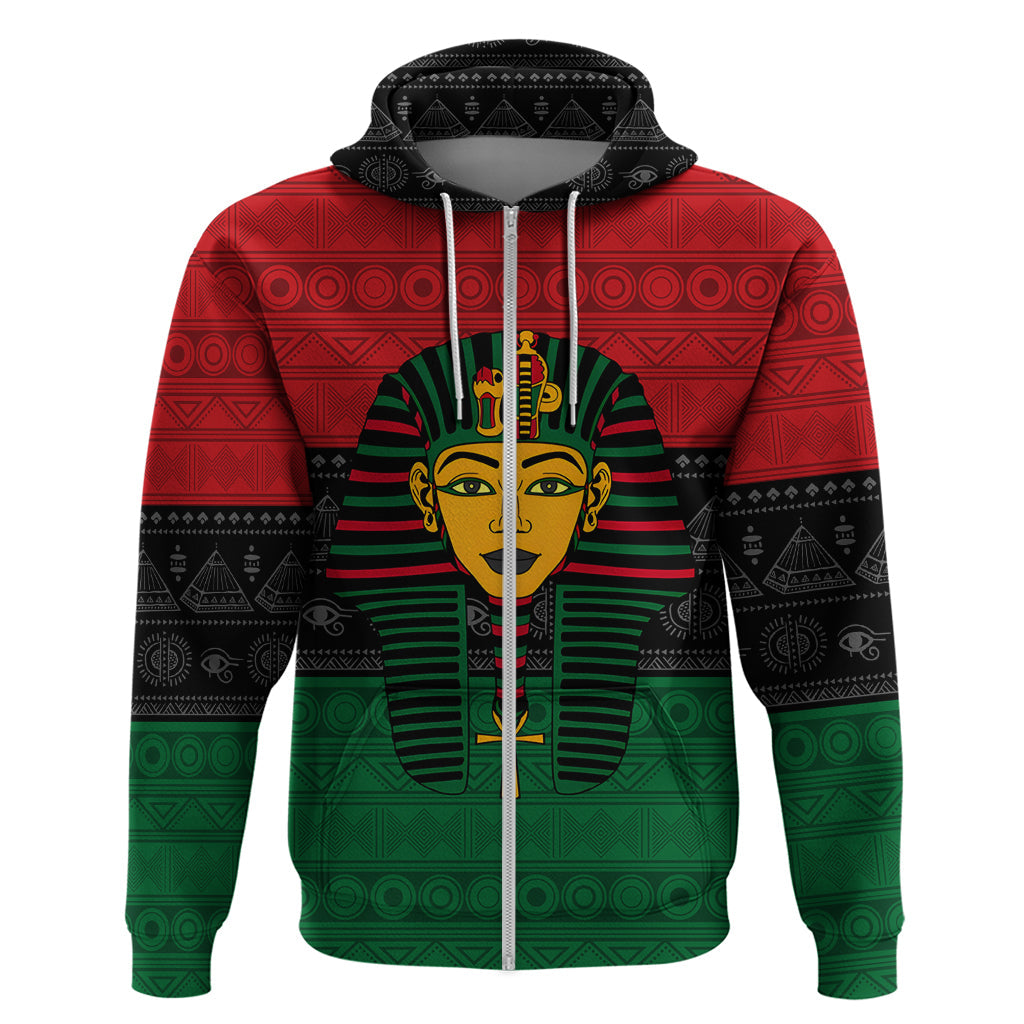 Personalized Pharaoh In Pan-African Colors Hoodie Ancient Egypt DT02