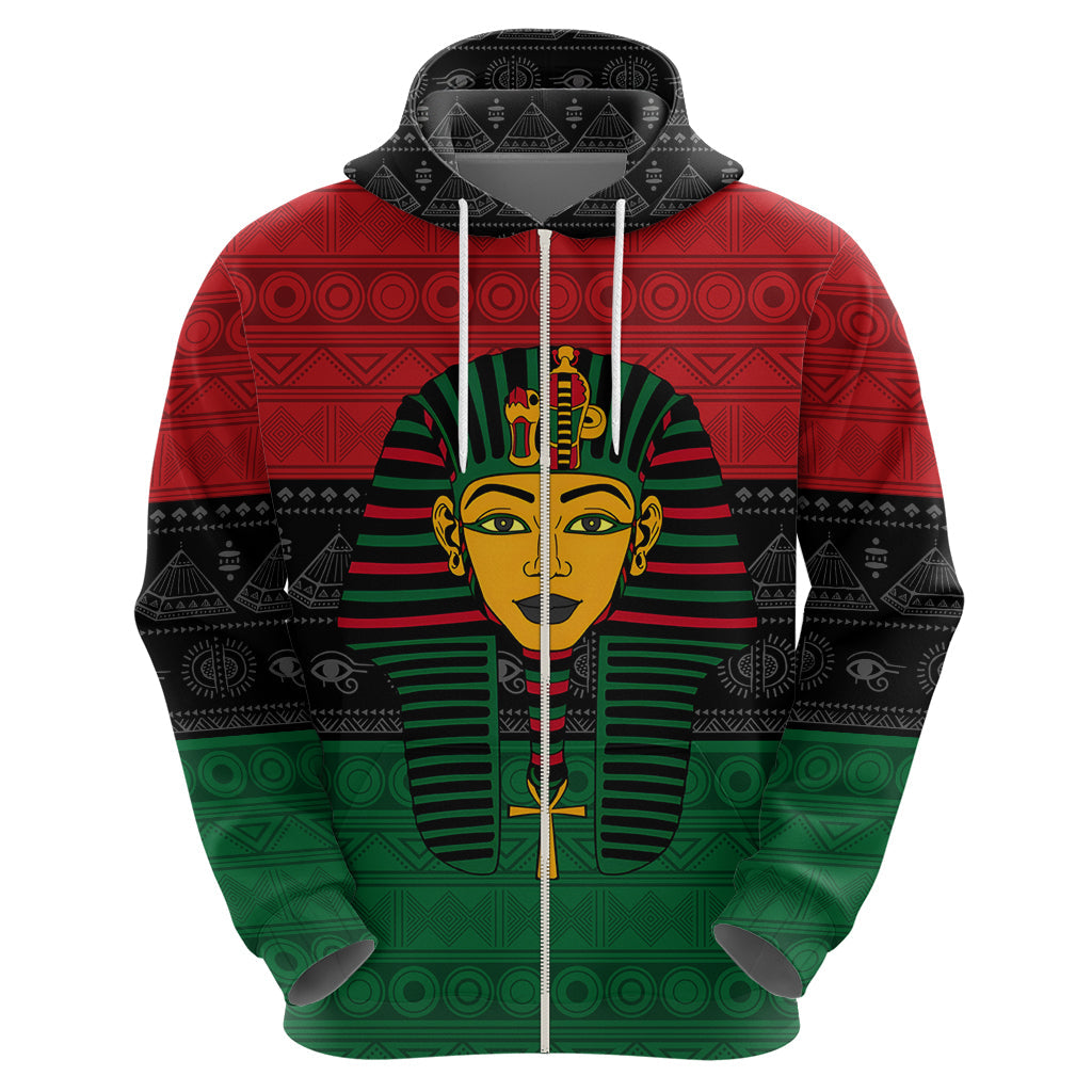 Personalized Pharaoh In Pan-African Colors Hoodie Ancient Egypt DT02