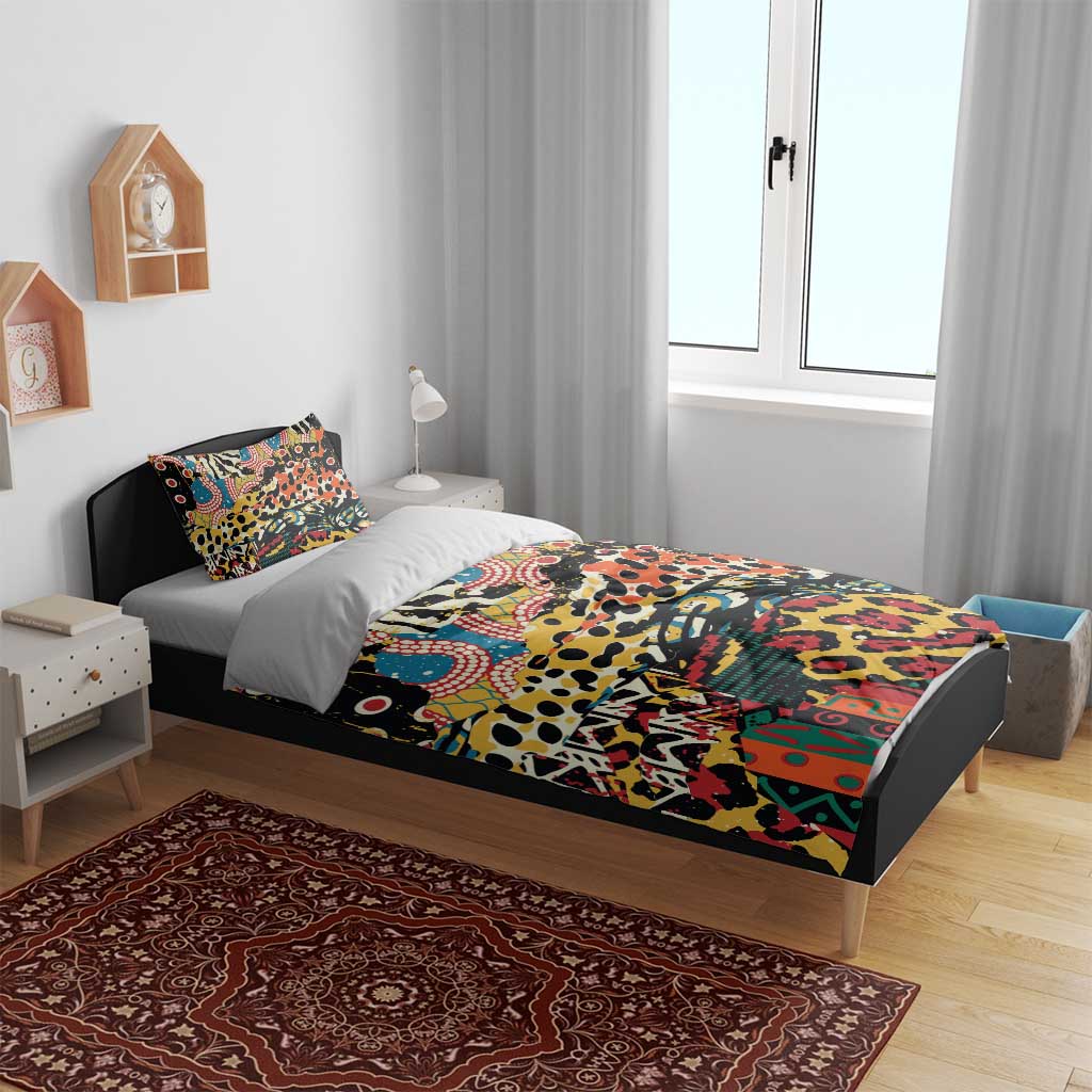 African Wildlife Bedding Set Animal Pattern DT02