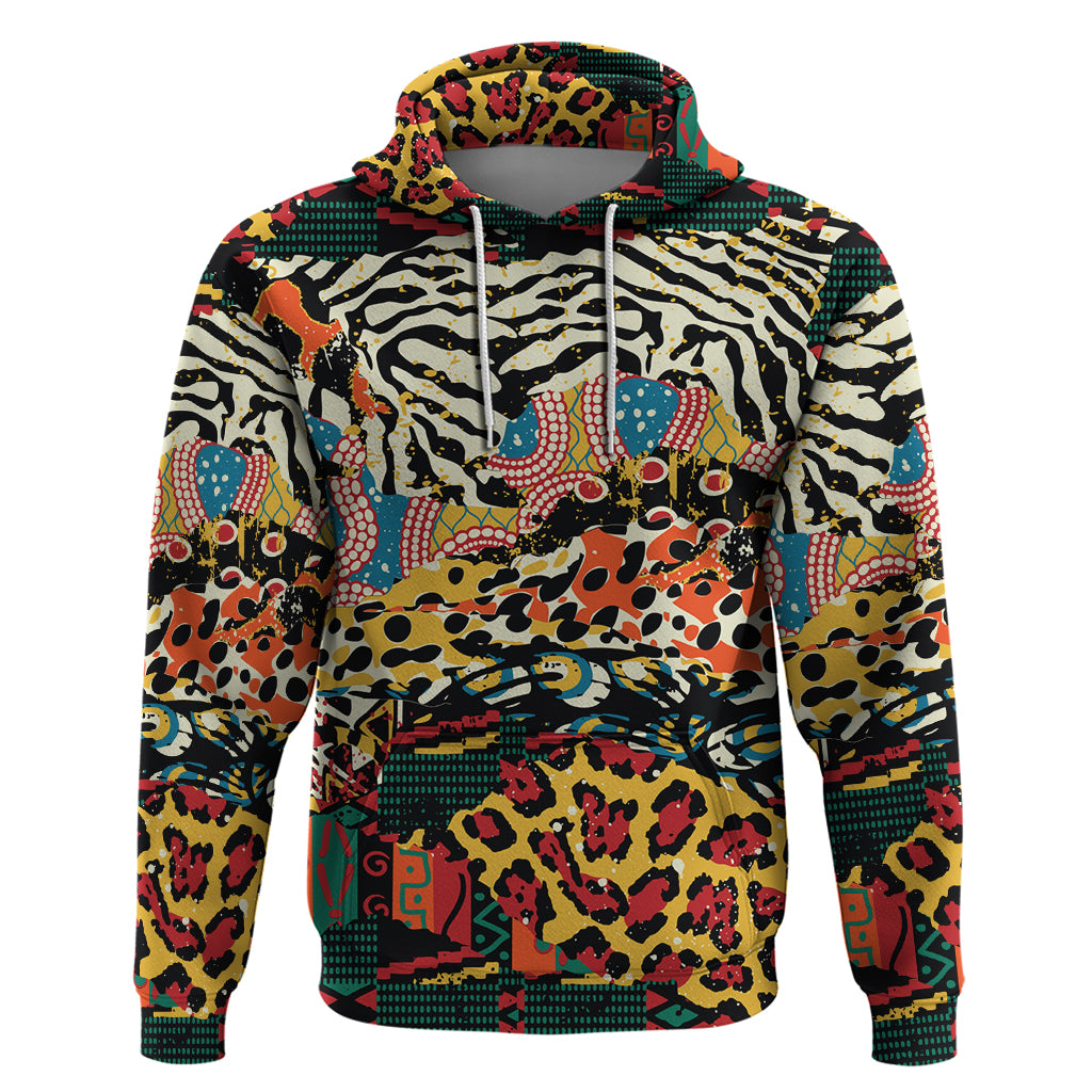 Africa Animal Pattern Hoodie DT02