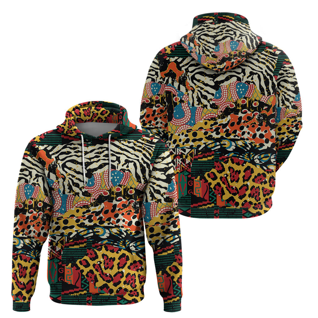 Africa Animal Pattern Hoodie DT02