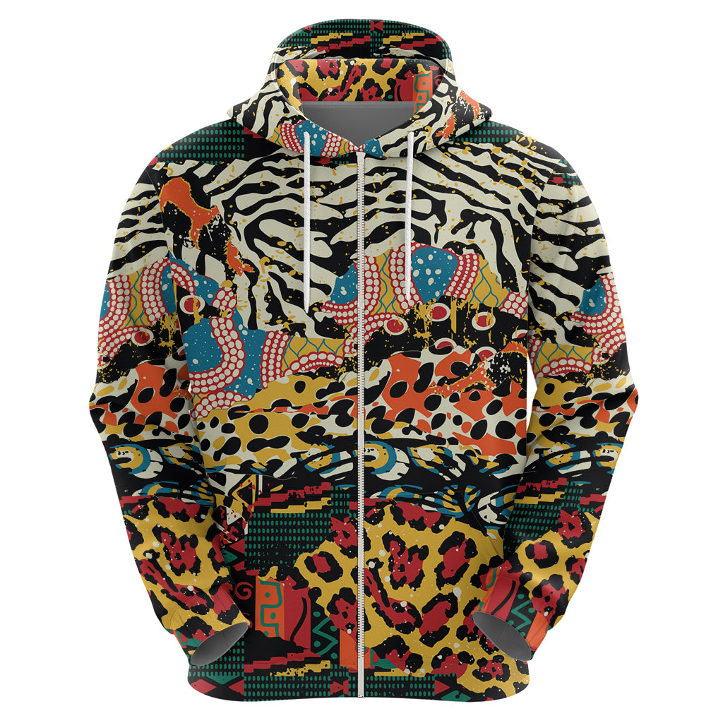 Africa Animal Pattern Hoodie DT02