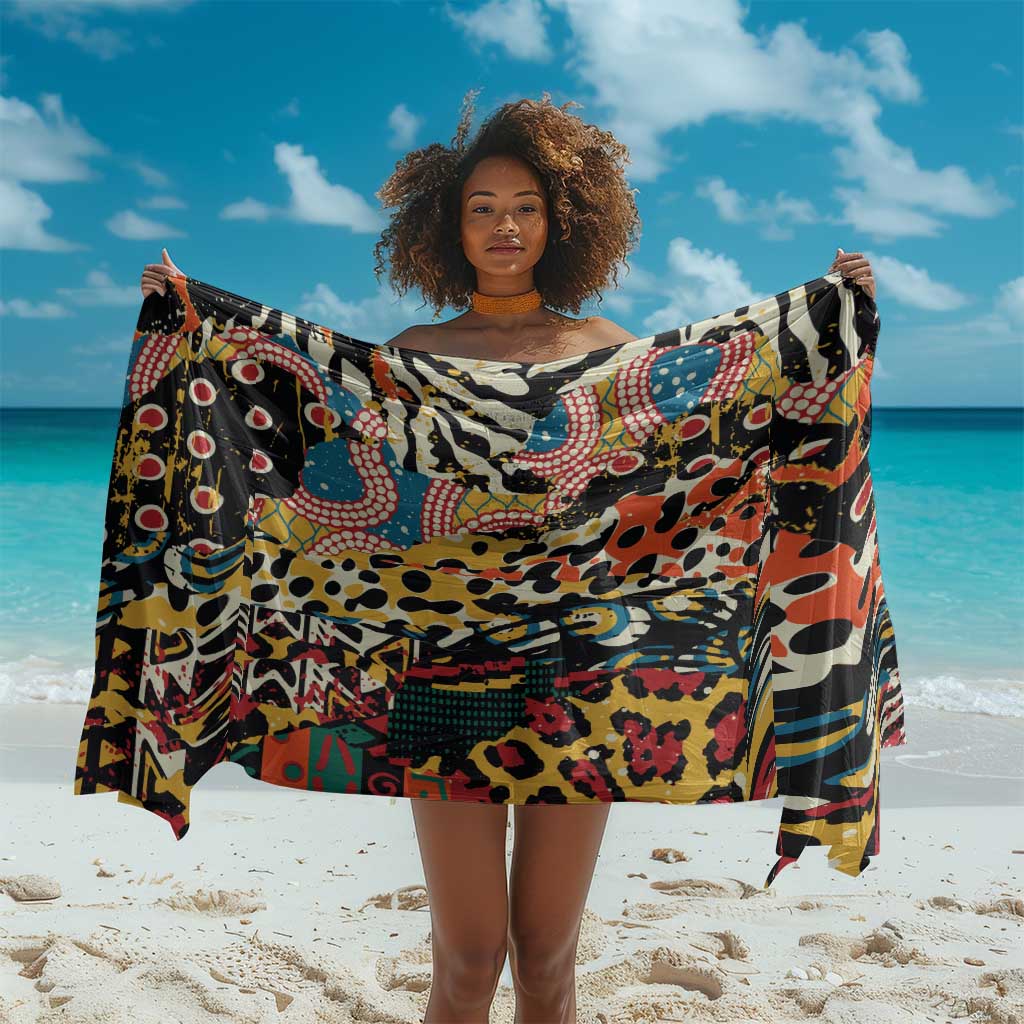 African Wildlife Sarong Animal Pattern DT02