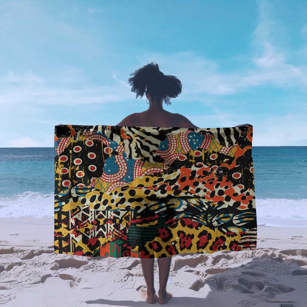 African Wildlife Sarong Animal Pattern DT02