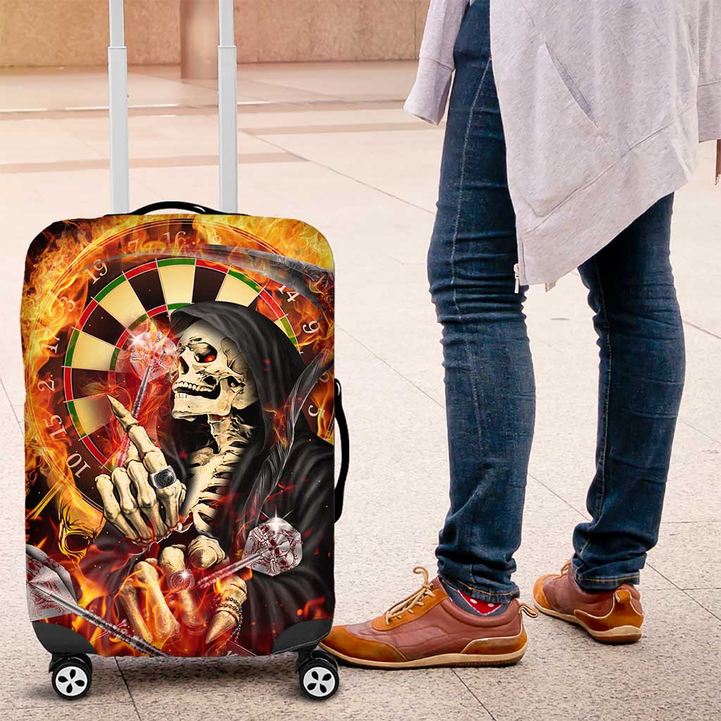 Skull Darts Luggage Cover Death In Fire DT02