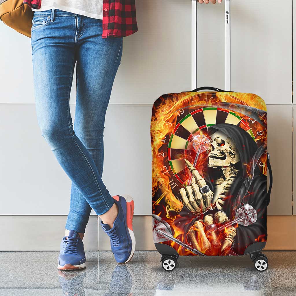 Skull Darts Luggage Cover Death In Fire DT02