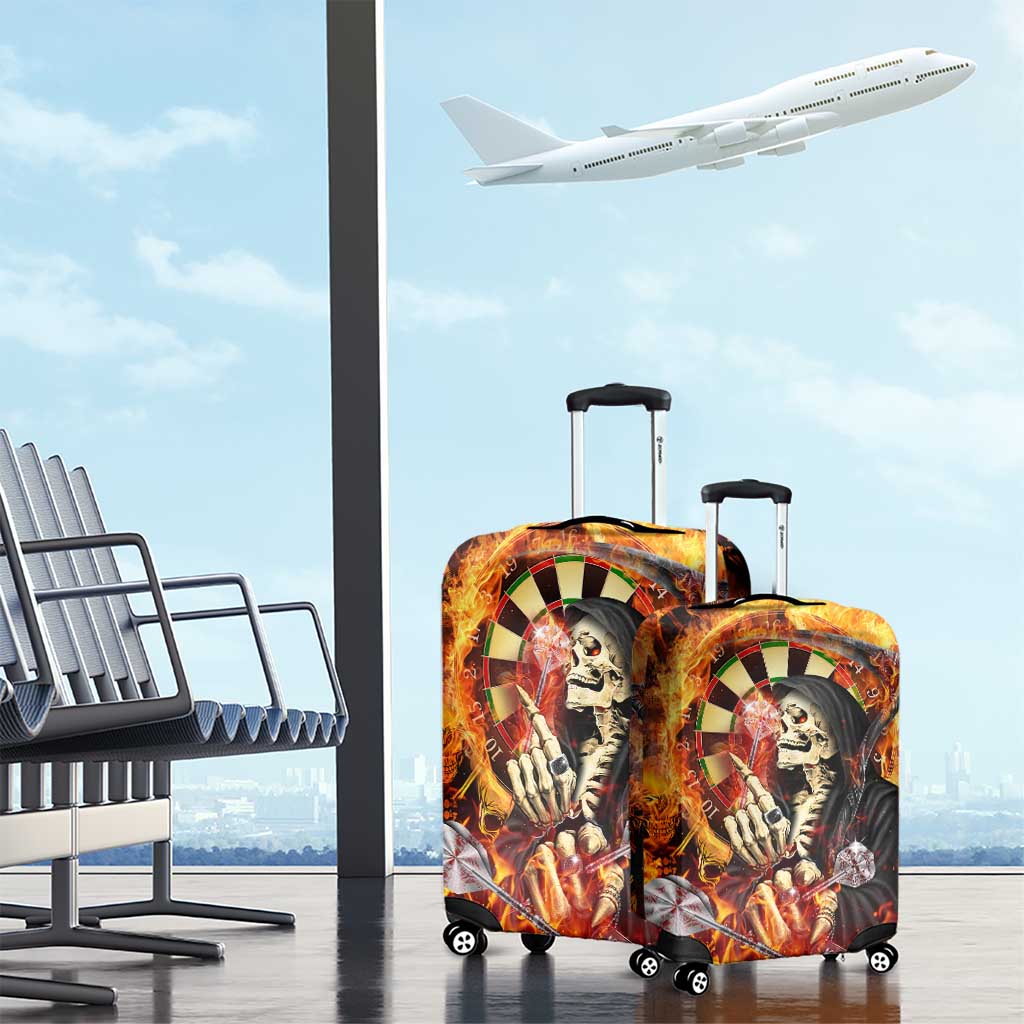 Skull Darts Luggage Cover Death In Fire DT02