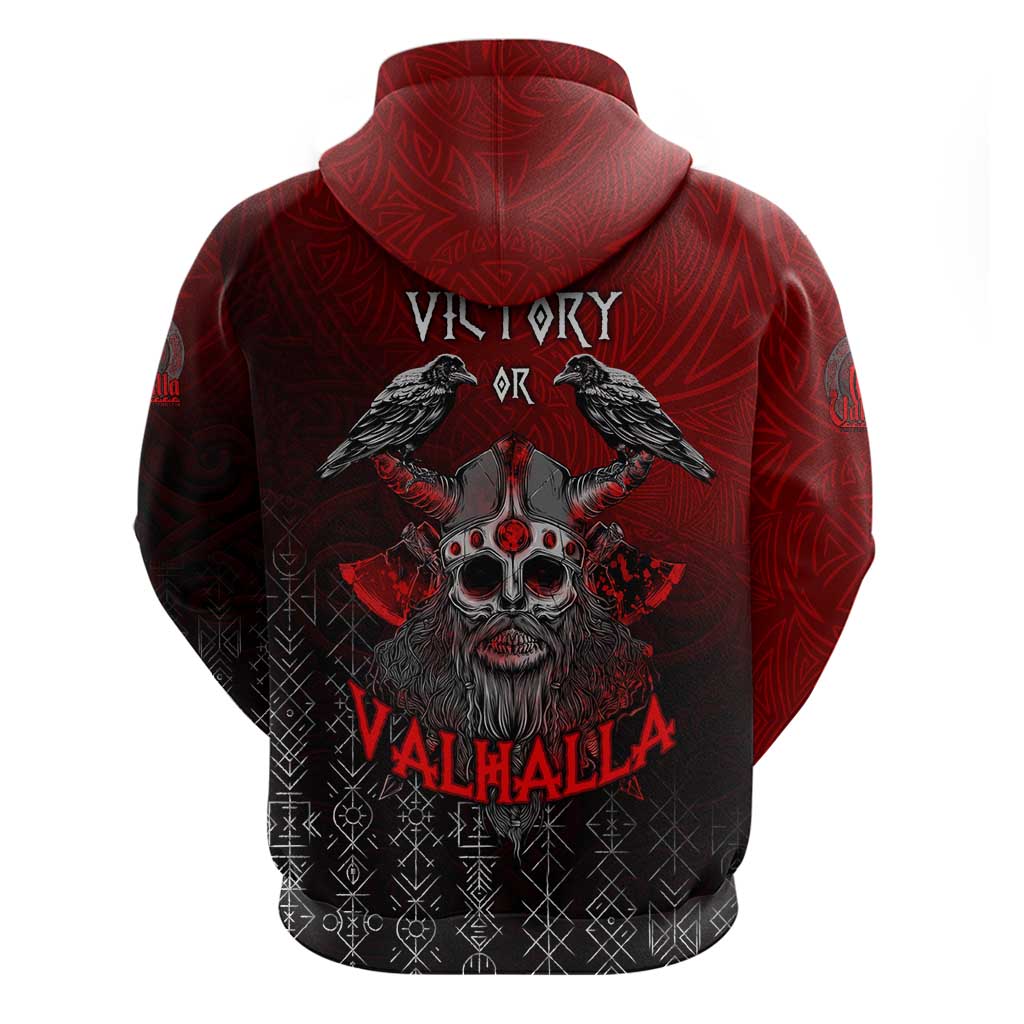Victory Or Valhalla Hoodie Viking DT02