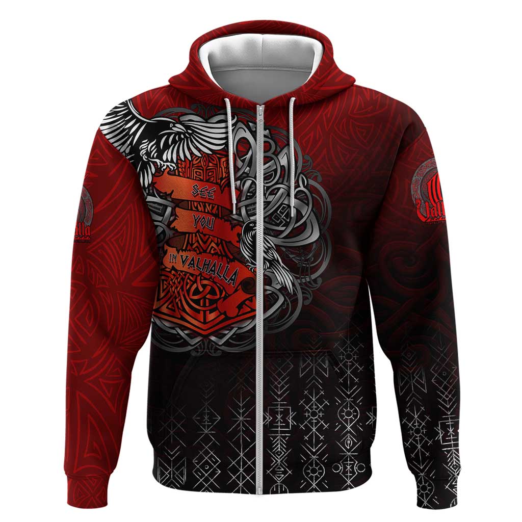 Victory Or Valhalla Hoodie Viking DT02