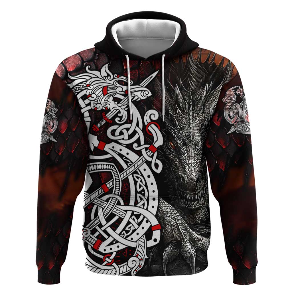 Viking Dragons Hoodie Norse Mythology DT02