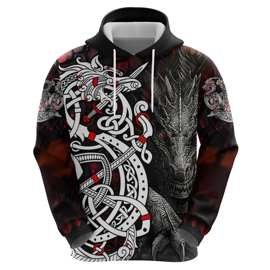Viking Dragons Hoodie Norse Mythology DT02