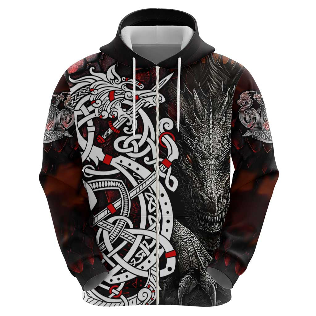 Viking Dragons Hoodie Norse Mythology DT02