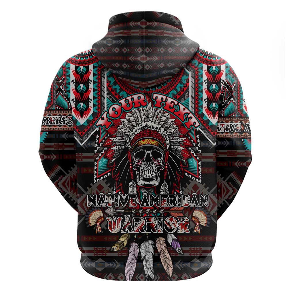 Native American Indian Warrior Skull Hoodie DT02