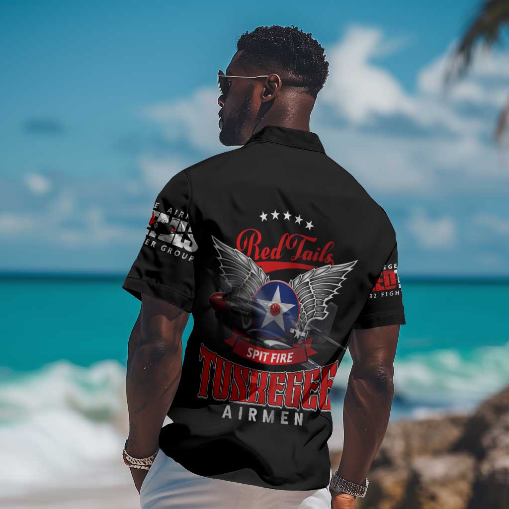 Red Tails Tuskegee Airmen Hawaiian Shirt 332nd Fighter Group WWII Legacy Tribute DT02