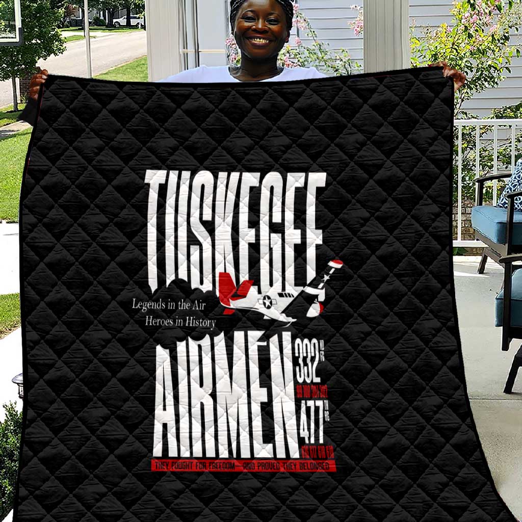 Wings of Honor Tuskegee Airmen Quilt 332nd 477th Fighter Group Tribute DT02