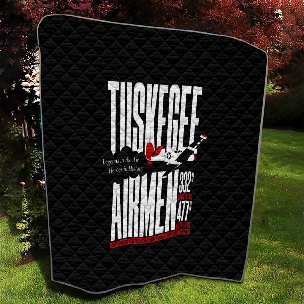 Wings of Honor Tuskegee Airmen Quilt 332nd 477th Fighter Group Tribute DT02