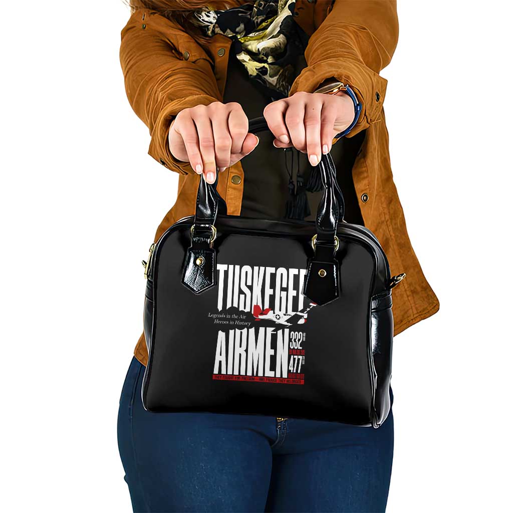 Wings of Honor Tuskegee Airmen Shoulder Handbag 332nd 477th Fighter Group Tribute DT02