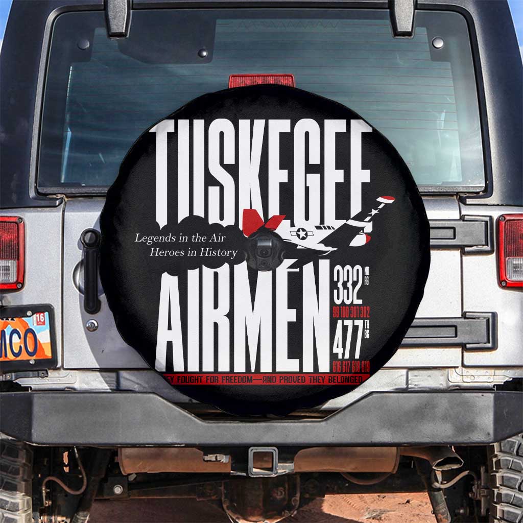 Wings of Honor Tuskegee Airmen Spare Tire Cover 332nd 477th Fighter Group Tribute DT02