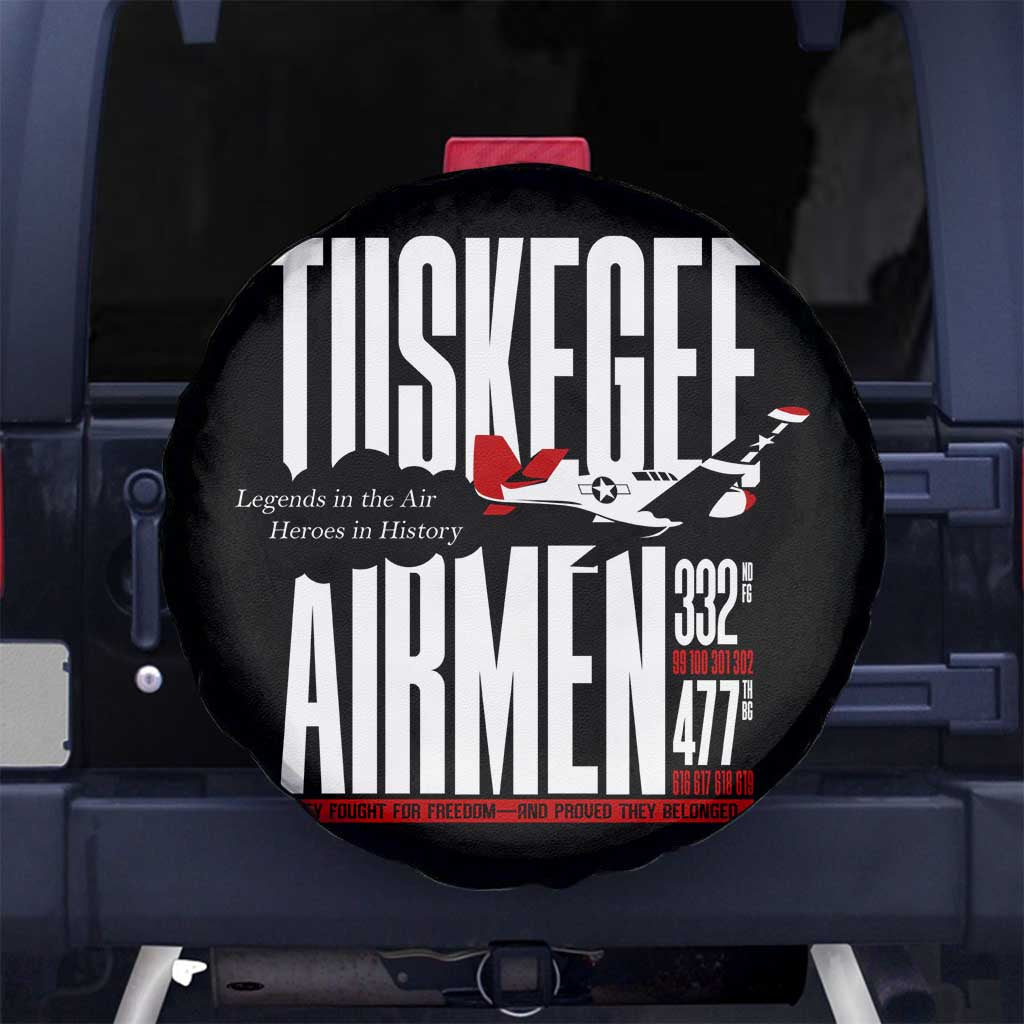 Wings of Honor Tuskegee Airmen Spare Tire Cover 332nd 477th Fighter Group Tribute DT02