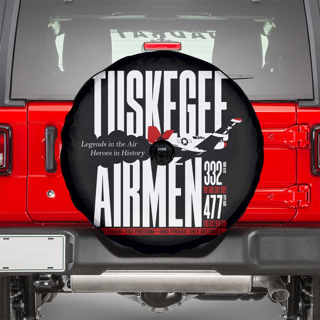 Wings of Honor Tuskegee Airmen Spare Tire Cover 332nd 477th Fighter Group Tribute DT02