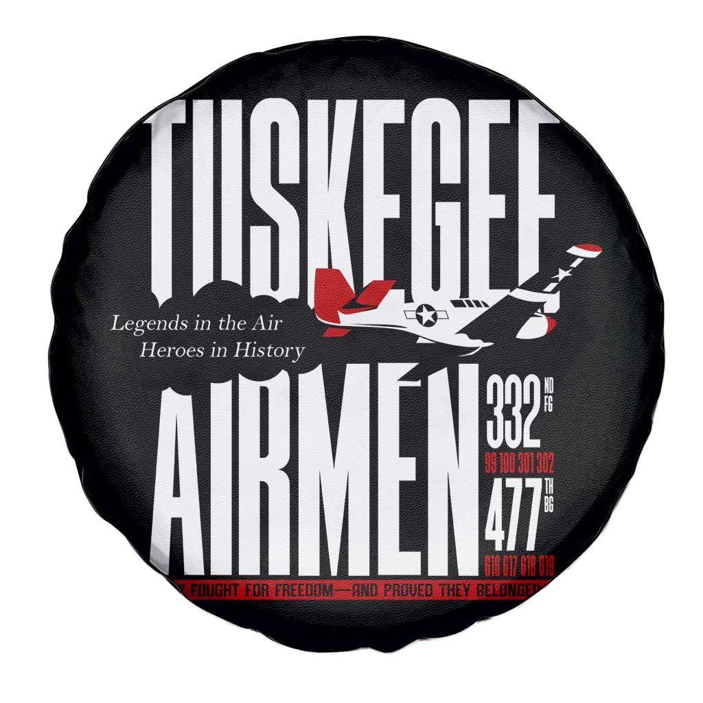 Wings of Honor Tuskegee Airmen Spare Tire Cover 332nd 477th Fighter Group Tribute DT02