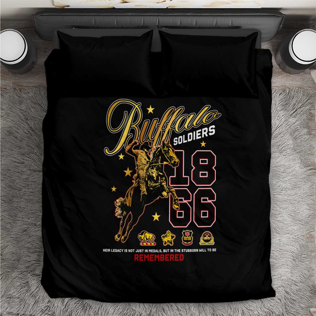 Buffalo Soldiers Bedding Set 1866-1944 African American Black Heros Legacy DT02