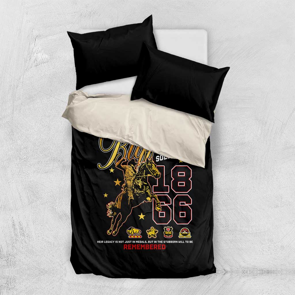 Buffalo Soldiers Bedding Set 1866-1944 African American Black Heros Legacy DT02