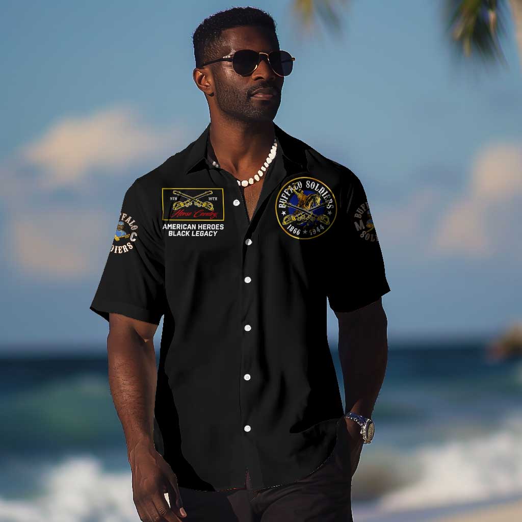 Buffalo Soldiers Hawaiian Shirt 1866-1944 African American Black Heros Legacy DT02