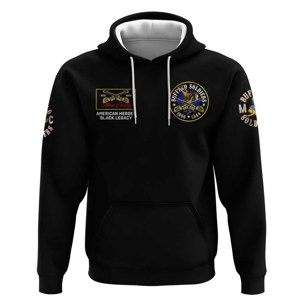 Buffalo Soldiers 1866-1944 Hoodie American Black Heros Legacy DT02