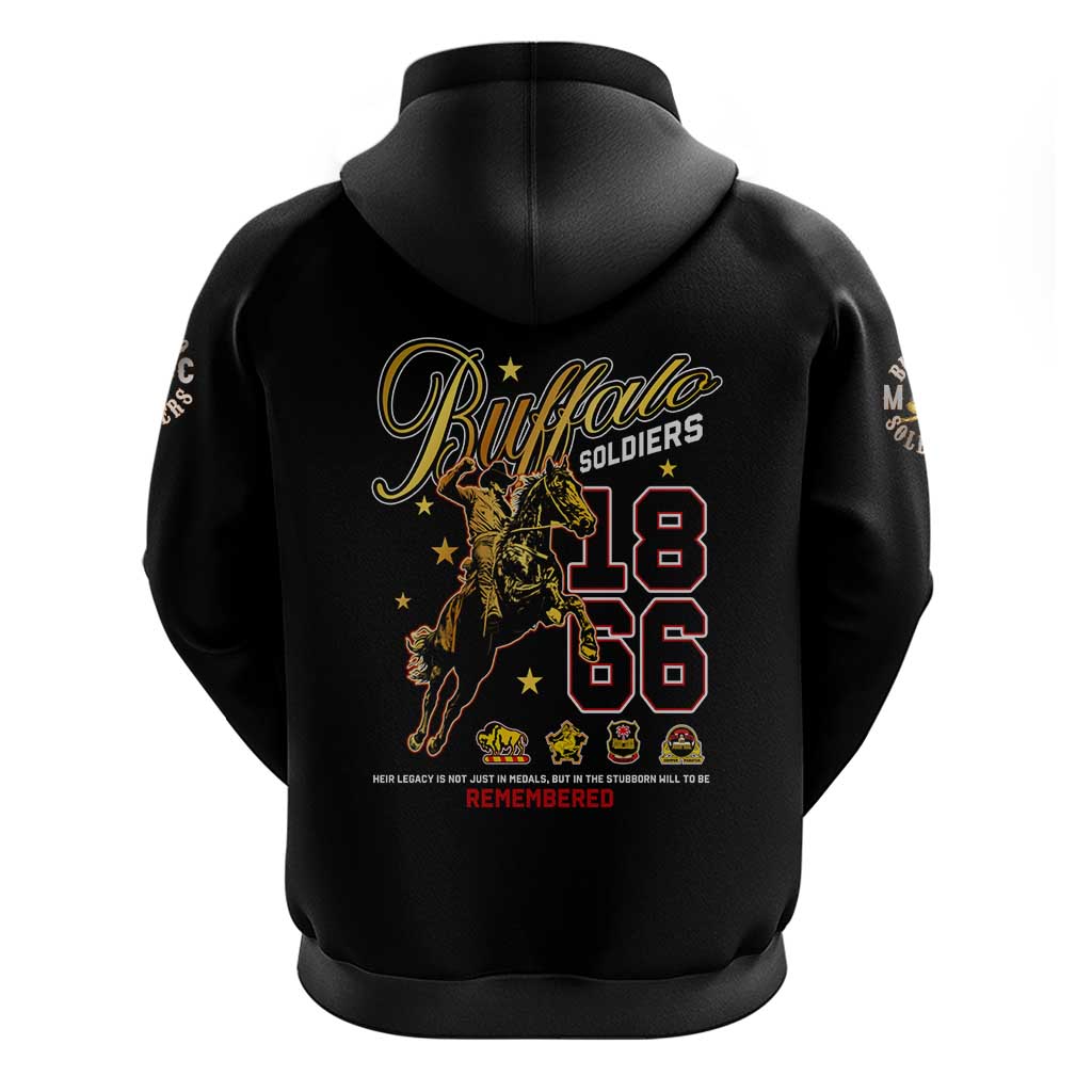 Buffalo Soldiers 1866-1944 Hoodie American Black Heros Legacy DT02