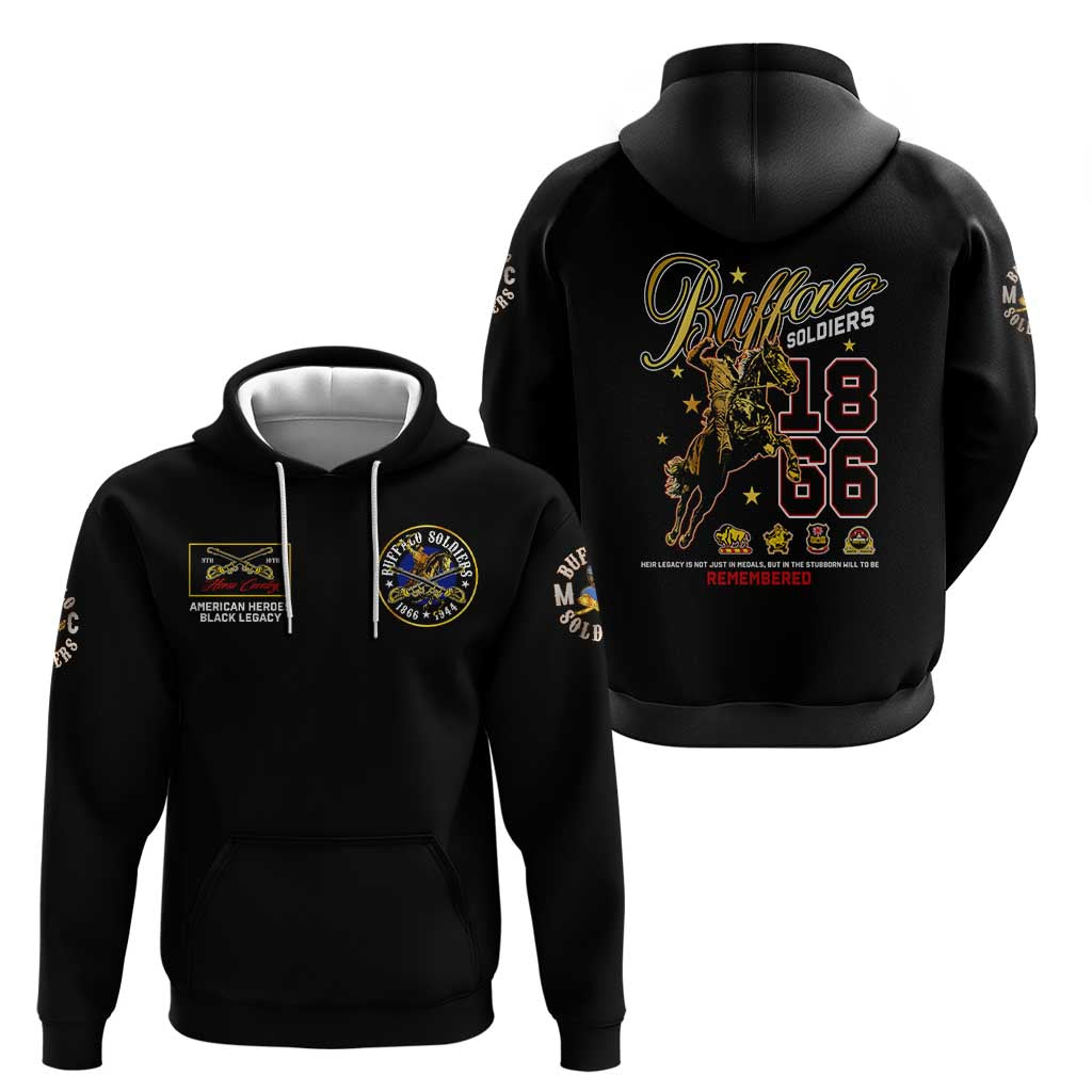 Buffalo Soldiers 1866-1944 Hoodie American Black Heros Legacy DT02