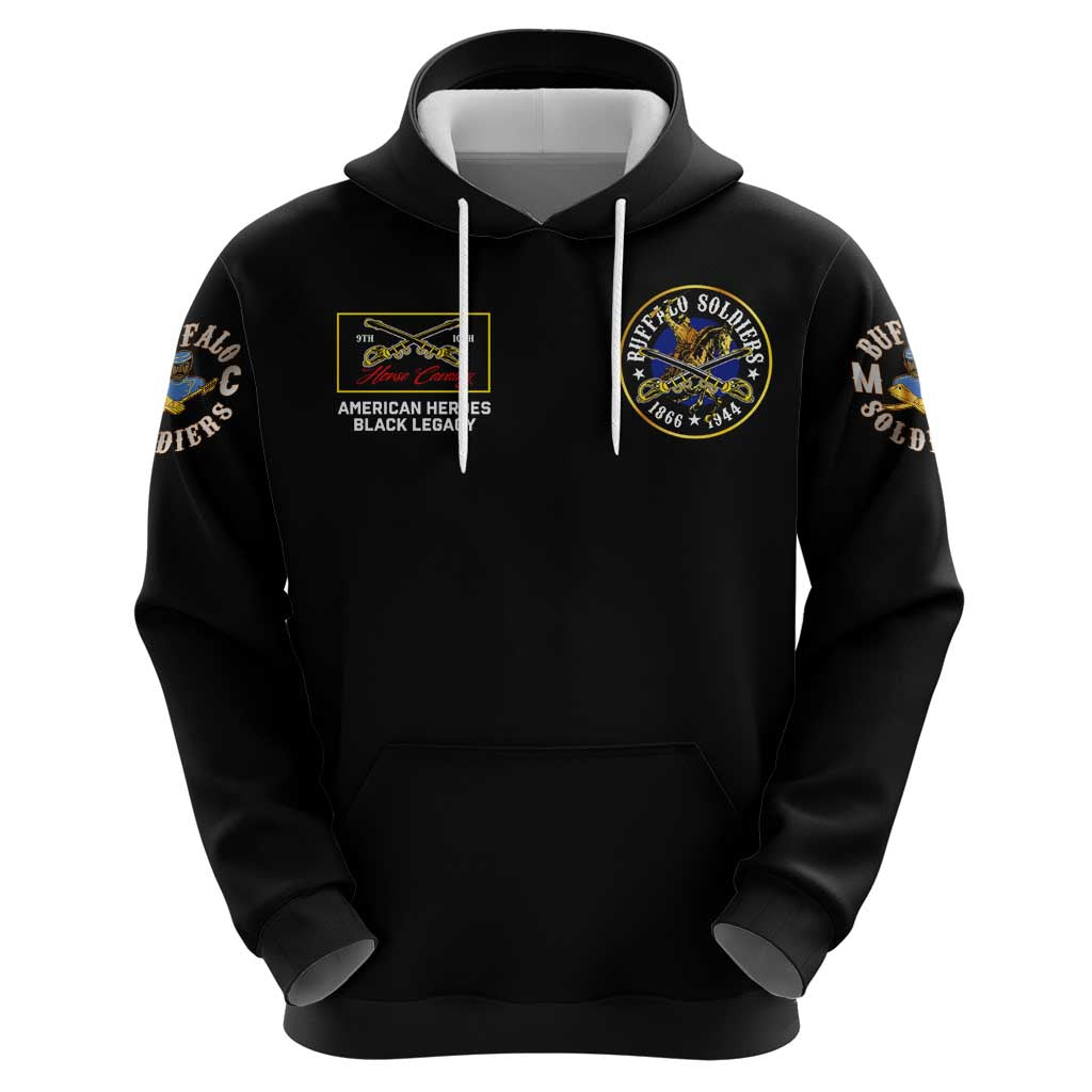 Buffalo Soldiers 1866-1944 Hoodie American Black Heros Legacy DT02