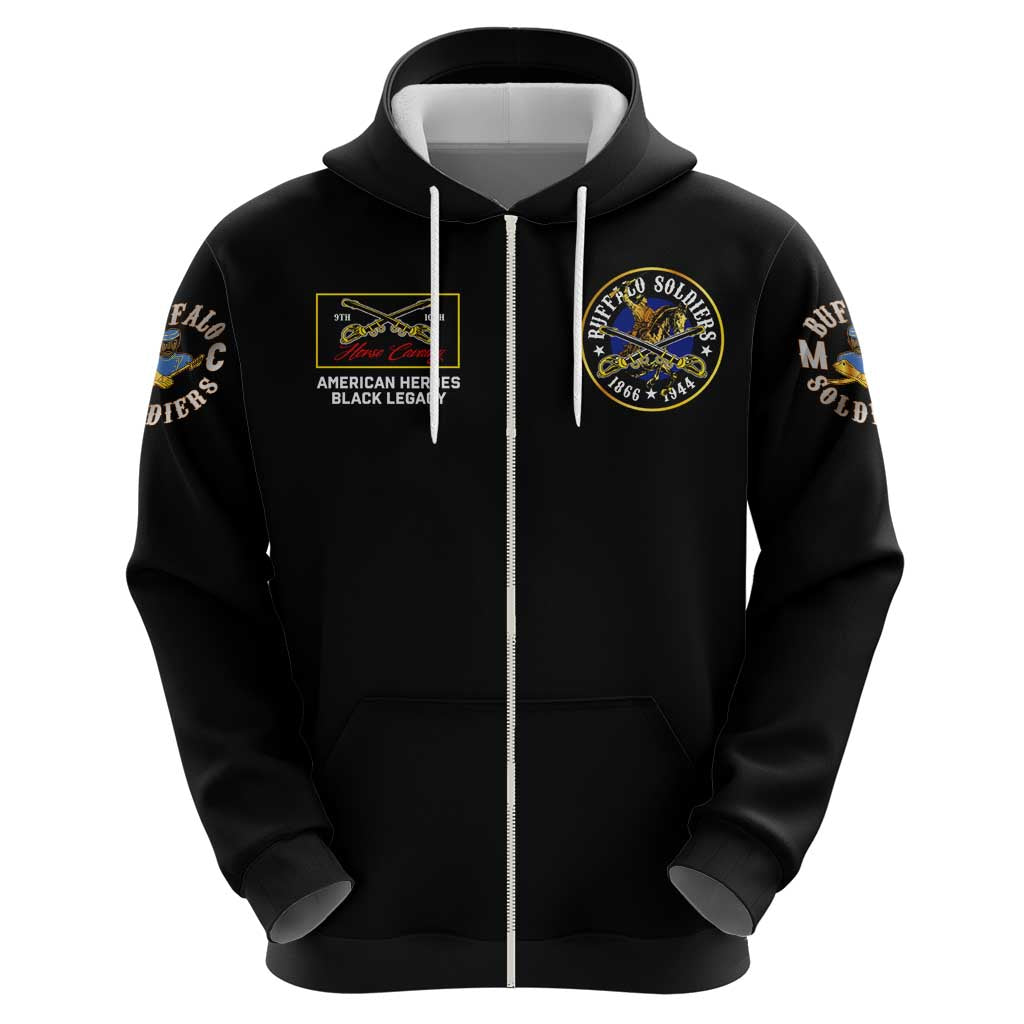Buffalo Soldiers 1866-1944 Hoodie American Black Heros Legacy DT02