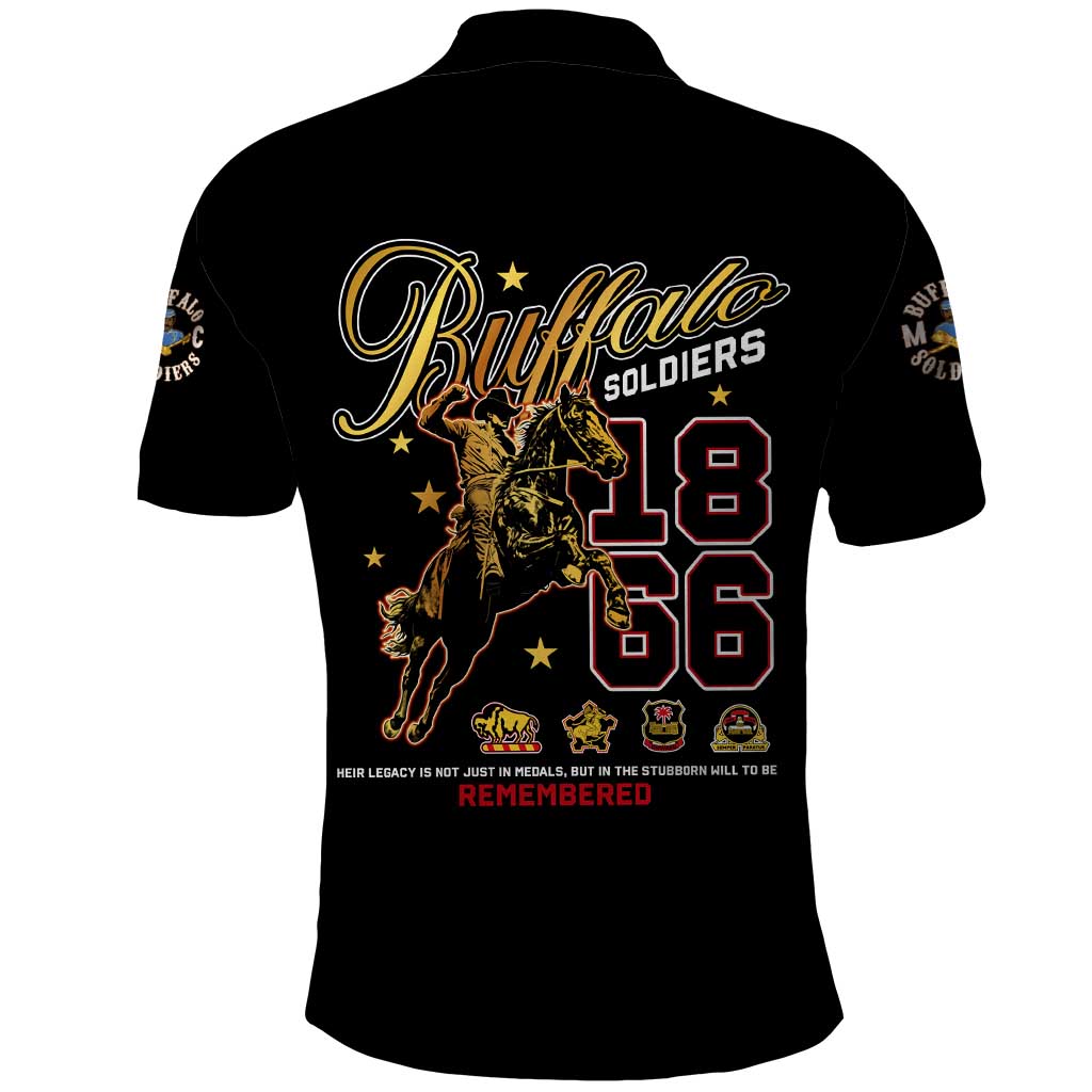 Buffalo Soldiers 1866-1944 Polo Shirt American Black Heros Legacy DT02
