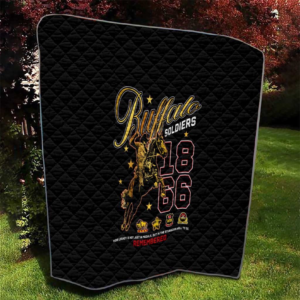 Buffalo Soldiers Quilt 1866-1944 African American Black Heros Legacy DT02