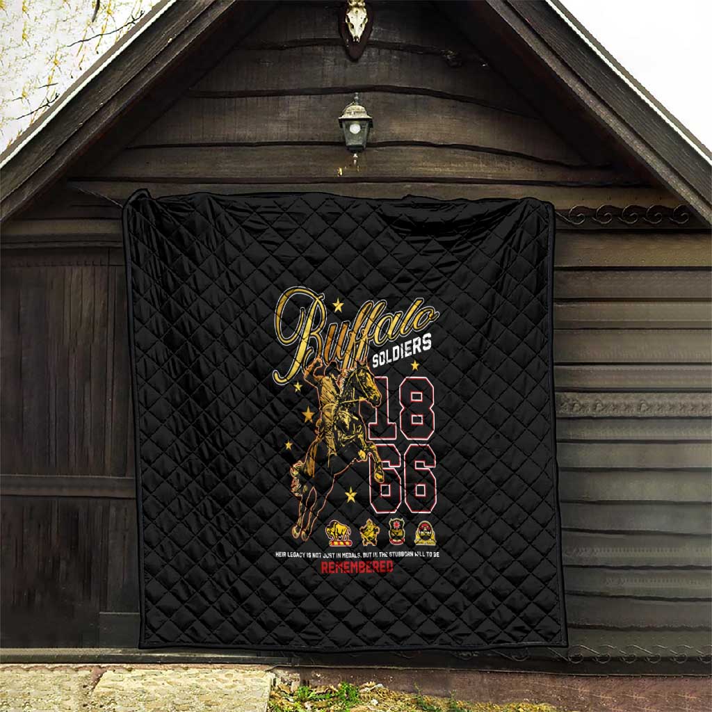 Buffalo Soldiers Quilt 1866-1944 African American Black Heros Legacy DT02