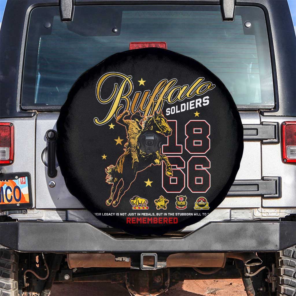 Buffalo Soldiers 1866-1944 Spare Tire Cover American Black Heros Legacy DT02