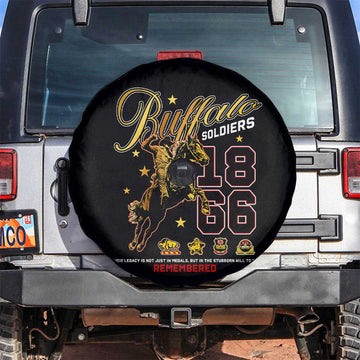 Buffalo Soldiers 1866-1944 Spare Tire Cover American Black Heros Legacy DT02