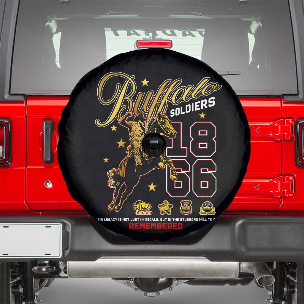 Buffalo Soldiers 1866-1944 Spare Tire Cover American Black Heros Legacy DT02