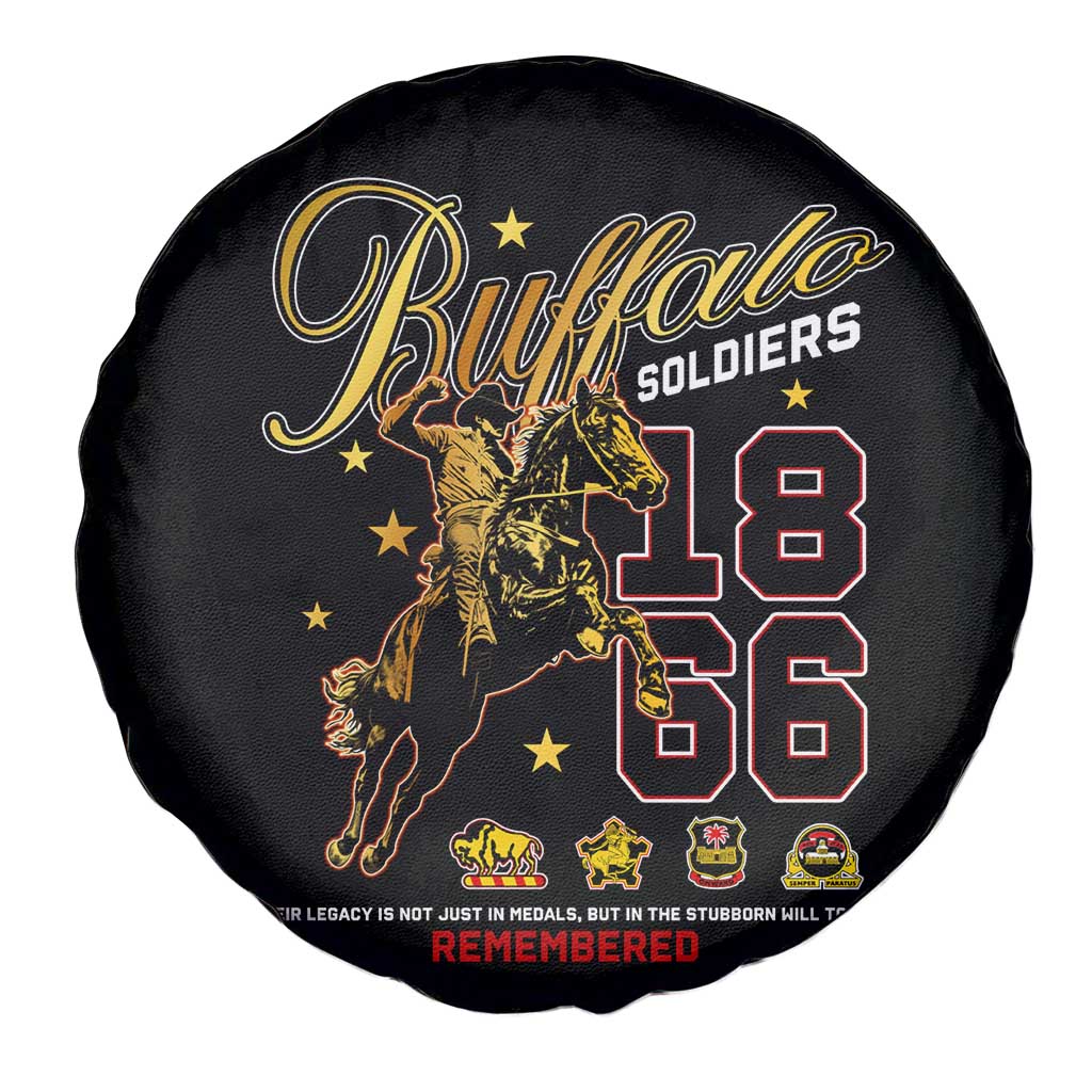 Buffalo Soldiers 1866-1944 Spare Tire Cover American Black Heros Legacy DT02