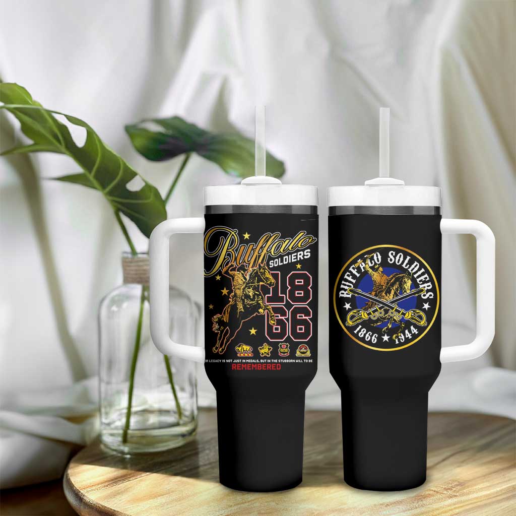 Buffalo Soldiers Tumbler With Handle 1866-1944 African American Black Heros Legacy DT02